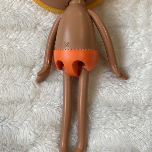 MGA Lalaloopsy Jewel Naked Dark Complexion Button Eye Yellow Hair 12in Girl Doll - Picture 6 of 7