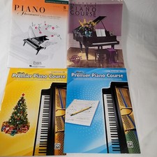 Alfred's Premier Piano Course Lesson Books And Piano Adventures Lot Of 4