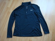 NWT Women's Under Armour Tech 1/2 Zip Pullover Black Sizes M,L,XL