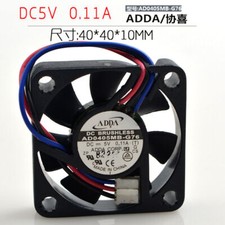 ADDA AD0405MB-G76 5V 0.11A 4CM 4010 3-pin double ball power supply Cooling fan