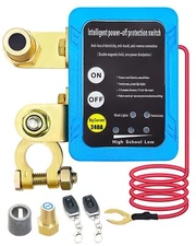 12V 240A Remote Battery Disconnect Switch Car Battery Kill Switch Match 433HM...