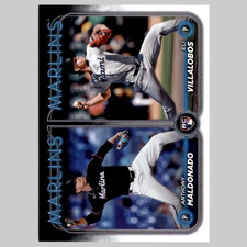 Anthony Maldonado/Eli Villalobos Rookie #US305 2024 Topps Update Miami Marlins