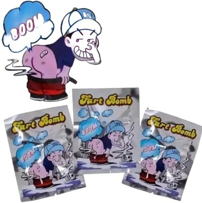 Stinkbomben Beutel stinkender Fartbombe Schule Streich lustiger Geruch Witz, 3er-Pack