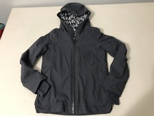 GRAY IVIVVA HOODED FULL ZIP JACKET GIRLS YOUTH SIZE 7