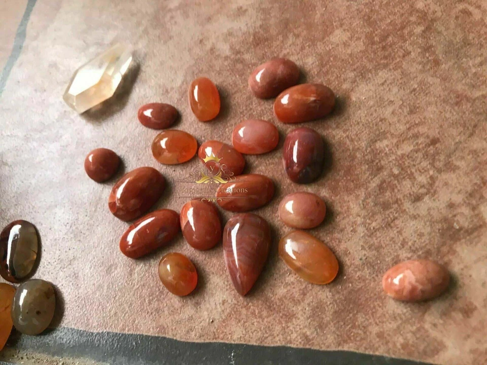 Natural GORGEOUS YEMENI AQEEQ Colored Loose AGATE SLABS 500 Ct Mix Lot Gemstone - Image 4 of 4