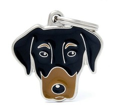 Doberman / Dobermann Dog ID Tag (48) - Engraved FREE - Personalised - Keyring
