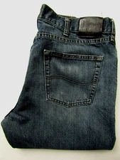 Lee  regular fit straight leg men's jeans W36 L32 mid blue denim LEVG214