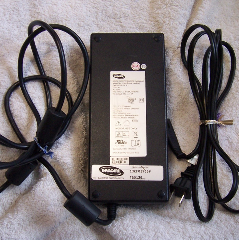 Invacare TPO130 AC Power Adapter for Invacare XPO2 and Invacare Solo models