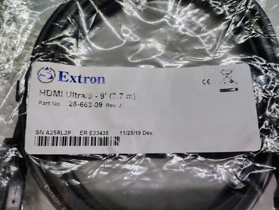 EXTRON 26-663-09 HDMI ULTRA SERIES 9 FT 2.7m & HDMI TO DVI-D M ADAPTER 26-616-01