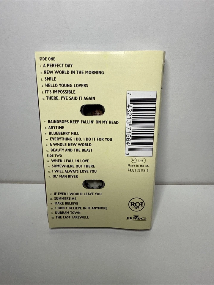 Roger Whittaker, A Perfect Day: Greatest Hits compilation Cassette Tape RCA 1996 - Image 2 of 4