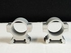 Unbranded Weaver 1" / 0.765" Scope Rings Silver Horizontal Split — photo 2