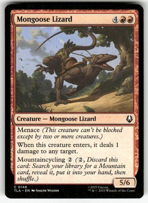 Mongoose Lizard 148 Common Avatar: The Last Airbender Damaged