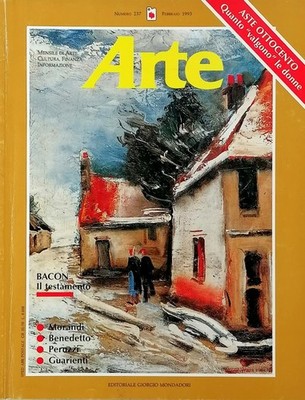 Zeitschrift Kunst Nr. 237 Februar 1993 Verlag Giorgio Mondadori