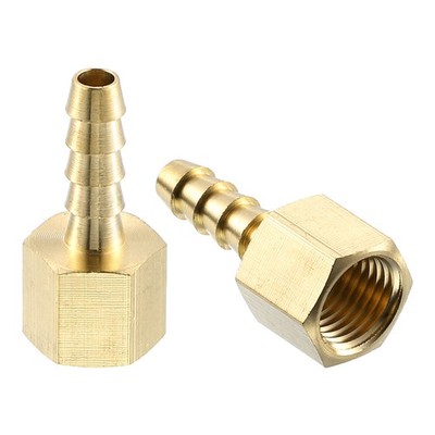 5stk Messing Schlauchstutzen, 1/4'' Bard x 1/4'' NPT Weiblich Rohrfitting Adapter