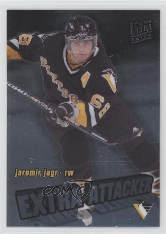 1995-96 Fleer Ultra Extra Extra Attacker Jaromir Jagr #9 0cp0