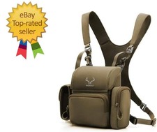 Binocular Harness Chest Pack: Bino Case with Rangefinder Pocket