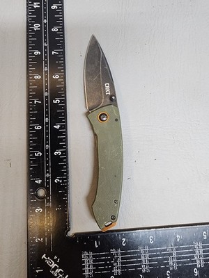 CRKT Green G10 2520 Tuna Frame Lock Knife