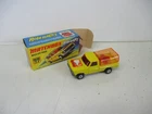 Matchbox Lesney Superfast SF57 Wildlife Truck- yellow, ORANGE CANOPY, boxed