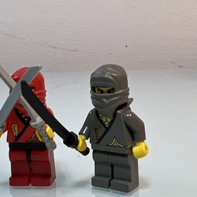 Vintage Lego Ningago MiniFigures With Weapons And Extra Helmets