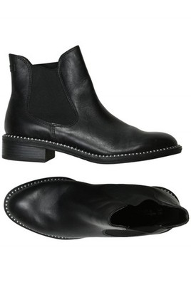 Tamaris Stiefelette Damen Ankle Boots Booties Gr. EU 38 Schwarz #t90yibb