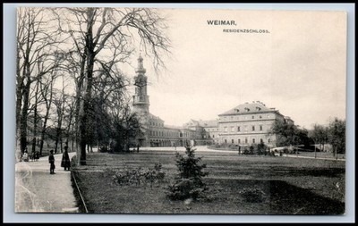 Postcard WEIMAR,RESIDENZSCHLOSS.ED   U118