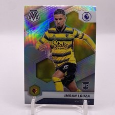 2021-22 Panini Mosaic Premier League Imran Louza Silver Prizm RC Watford #43 