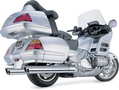 Silenciador sin cordones Cobra Touring - puntas festoneadas motocicleta bicicleta de calle 1215 Foto 2 de 4