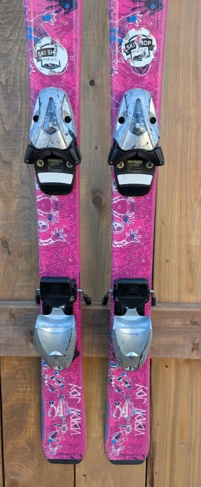 Great FISCHER 高山滑雪板 尺寸 43 英寸长 110 厘米 粉色饰面 — 第 3/4 张图片