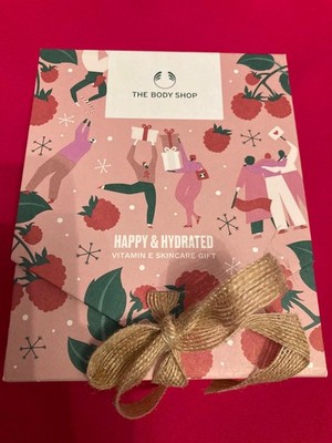 THE BODY SHOP Happy & Hydrated Vitamin E Skincare Gift HTF NEW RARE *US SELLER*