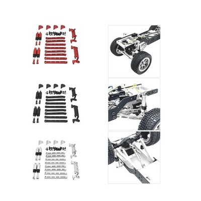 Maßstab 1:12 RC Auto Metall Upgrade Kits Spurstangen Auto Modell Praktischer Schock