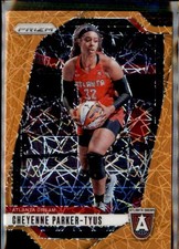 2024 Panini Prizm WNBA #114 Cheyenne Parker-Tyus Ice Orange Prizms