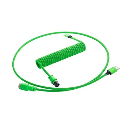 CableMod Pro Coiled Keyboard Cable Viper Green USB-C 150cm