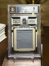2005 Prime Patches Albert Pujols Portraits Jumbo Game Worn Jersey /150 BGS 9
