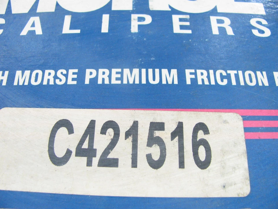 REMAN. Juego de pinzas de freno delanteras Morse C421516 con pastillas para Dodge Caravan 1984-1990 Foto 3 de 3