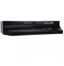 Broan-NuTone RL6224BL 24 in. Ductless Under Cabinet Range Hood w/ Light In Black