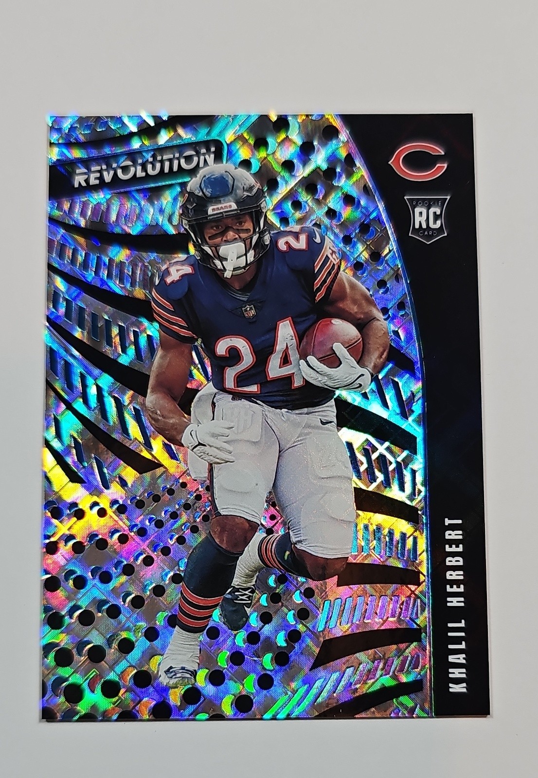 Khalil Herbert 2021 Panini Chronicles - Revolution  #REV-24 Cosmic /100 (RC)