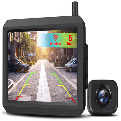 AUTO-VOX W7 5 Zoll LCD Kabellos Digital Rückfahrkamera Set mit Funks