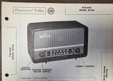 ROLAND MODEL 8FT1M AM-FM RADIO PHOTOFACT