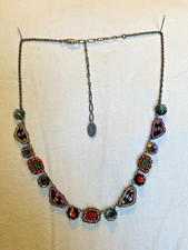 Collana, girocollo Ayala Bar. Perline piccole delicate 16" e 18", artigiano israeliano