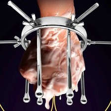 New Stainless Steel Restraint Clamp Dilator Expander Chastity Speculum Spreader