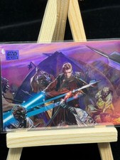 Anakin Skywalker's Revenge Refractor Topps Star Wars Chrome Galaxy 2024 #7