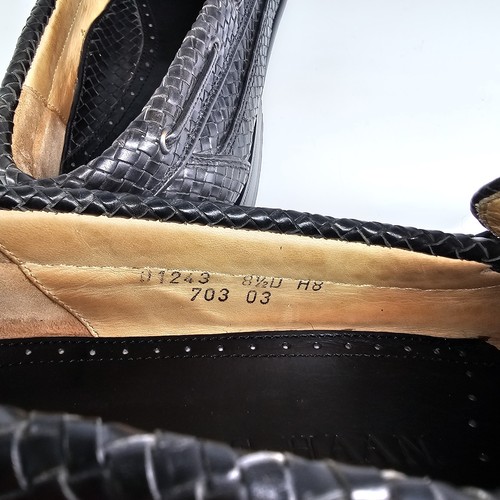 Vintage Cole Haan Schuhe Herren 8,5 Gewebt Korbgeflecht Quaste Halbschuhe Freizeit Slipper - Bild 11 von 14