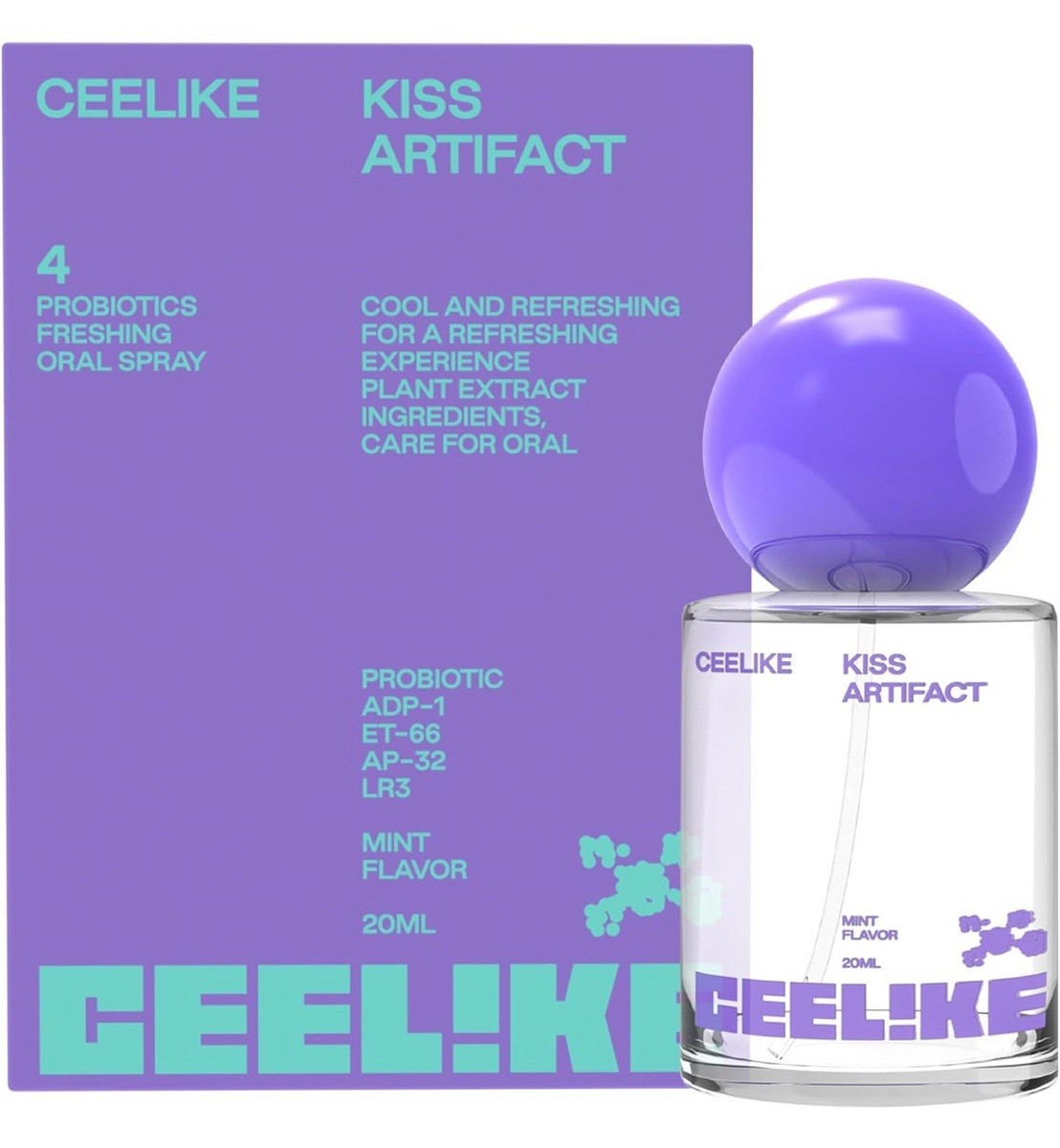 CEELIKE KISS ARTIFACT-Probiotic Oral Spray 20ml. SHIPPED FROM USA