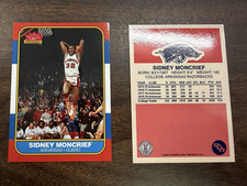 B249 Sidney Moncrief custom trading card Arka...