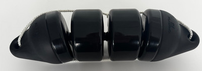 Plastimo Rippenfender schwarz inkl. 1 Meter Seil 48cm x 12cm Teile-Nr: 66428
