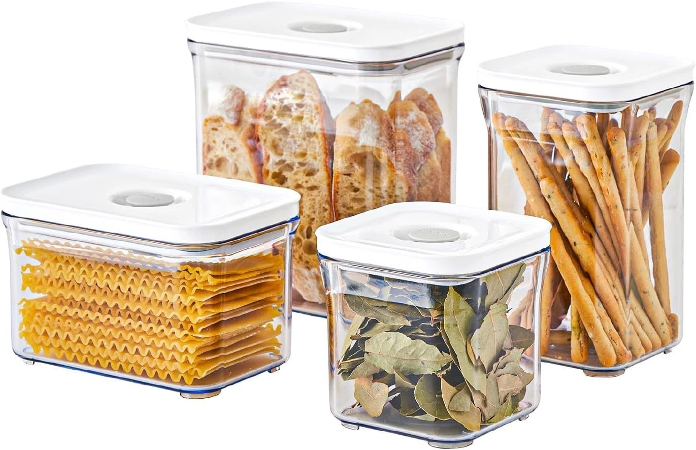 Premium Airtight Food Storage Containers 4-piece/Set BPA Free 100% Leak Proof