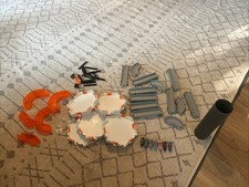 HEXBUG Nano Habitat Lot Of 7 Bugs, 50 Pieces Hex Cells Track Tunnel Ramps