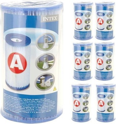 6x Original Intex Filterkartusche Typ A 29000   Ersatzfilter für Poolpumpe   6er