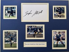 Espositore Inter Milan Alessandro Altobelli firmato 16" x 12" doppio montaggio