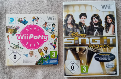 Nintendo Wii Spiel Wii Party und Disney Sing It Pop Party